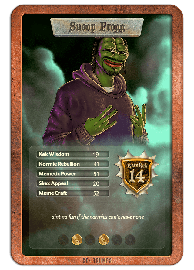#14 SNOOP FROGG - Bronze