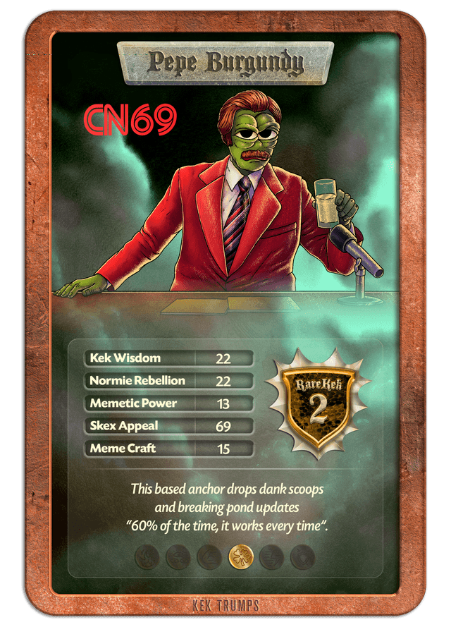 #2 PEPE BURGUNDY - Bronze