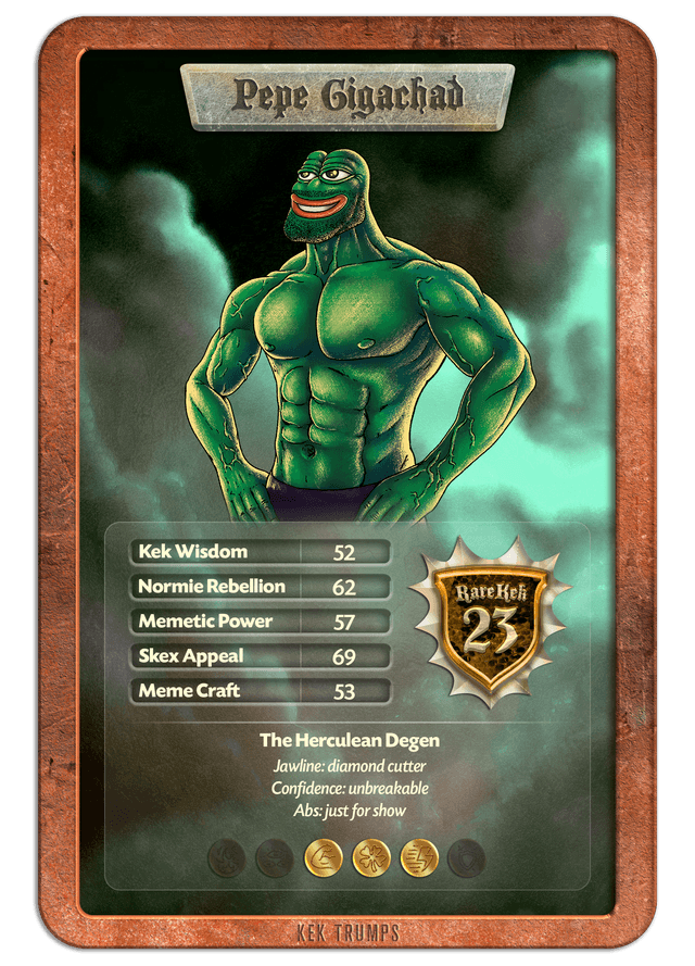 #23 PEPE GIGACHAD - Bronze