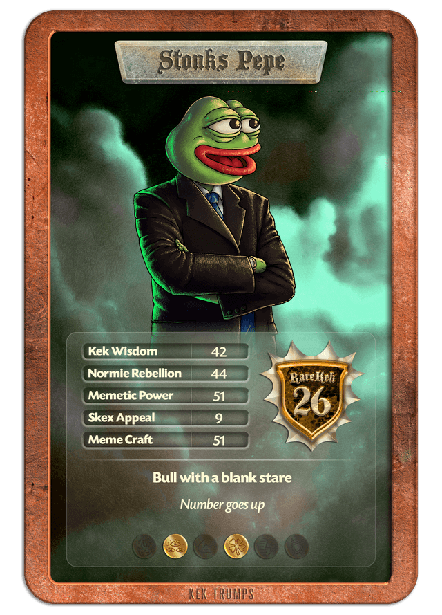 #26 STONKS PEPE - Bronze