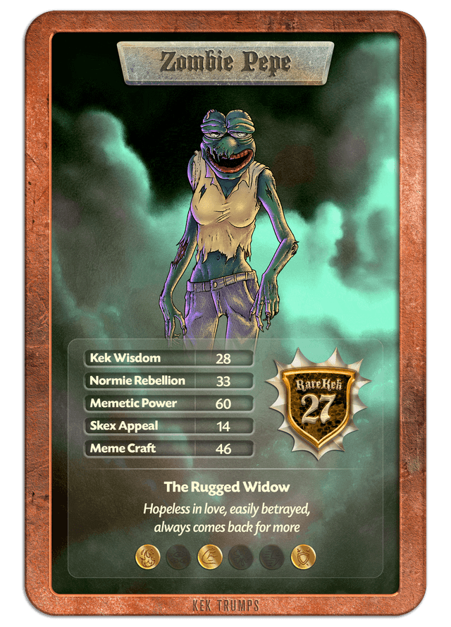 #27 ZOMBIE PEPE - Bronze